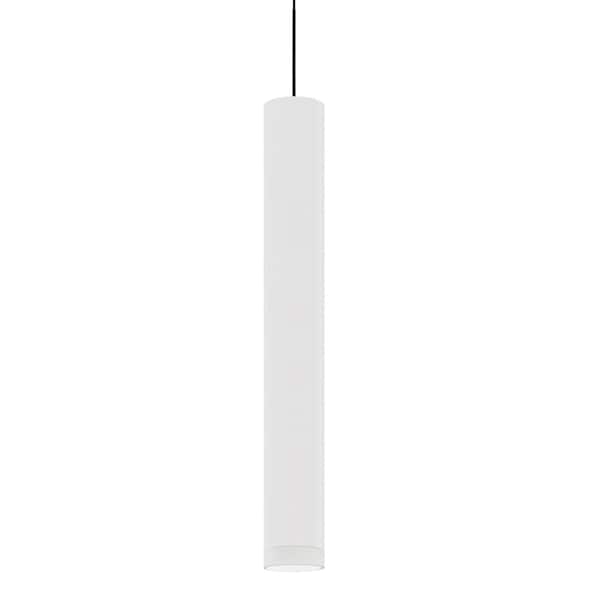 Besa Lighting Cafe 18 Pendant, White/Frost, Black Finish, 1x50W Halogen 1XT-CAFE18WF-BK - main